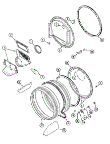 08 - Tumbler parts for Maytag Dryer MDE7460AYQ from AppliancePartsPros.com