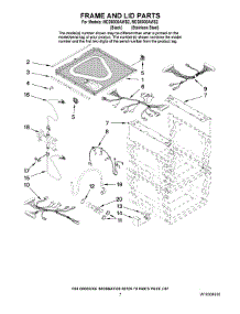 05 - Frame And Lid Parts parts for Maytag Dishwasher MDD8000AWB2 from AppliancePartsPros.com