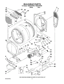 03 - Bulkhead Parts parts for Maytag Dryer YMEDE400XR0 from AppliancePartsPros.com