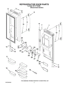 04 - Refrigerator Door Parts parts for Maytag Refrigerator MFT2771WEM2 from AppliancePartsPros.com