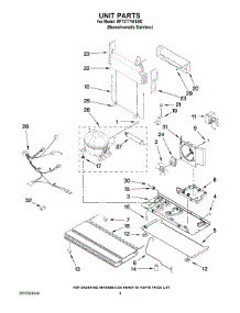 05 - Unit Parts parts for Maytag Refrigerator MFT2771WEM2 from AppliancePartsPros.com