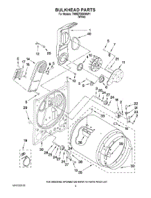 03 - Bulkhead Parts parts for Maytag Dryer 7MMEP0080WW1 from AppliancePartsPros.com