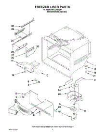 02 - Freezer Liner Parts parts for Maytag Refrigerator MFF2258VEM4 from AppliancePartsPros.com