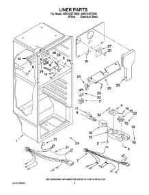 03 - Liner Parts parts for Maytag Refrigerator A8RXCGFXS00 from AppliancePartsPros.com