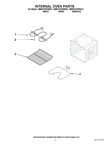 05 - Internal Oven Parts parts for Maytag Oven MMW7530WDB01 from AppliancePartsPros.com