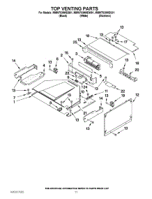 09 - Top Venting Parts parts for Maytag Oven MMW7530WDB01 from AppliancePartsPros.com