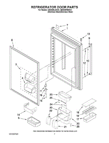 04 - Refrigerator Door Parts parts for Maytag Refrigerator GB2026REKS4 from AppliancePartsPros.com