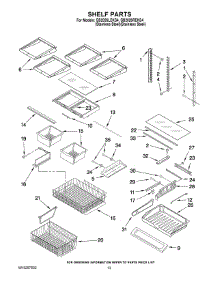 07 - Shelf Parts parts for Maytag Refrigerator GB2026REKS4 from AppliancePartsPros.com