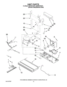 07 - Unit Parts parts for Maytag Refrigerator GB2526LEKS3 from AppliancePartsPros.com