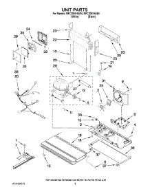 05 - Unit Parts parts for Maytag Refrigerator MFC2061HEW4 from AppliancePartsPros.com