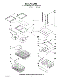 06 - Shelf Parts parts for Maytag Refrigerator MFC2061HEW4 from AppliancePartsPros.com