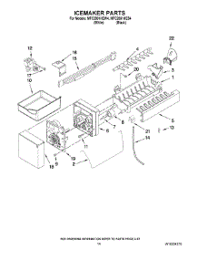 08 - Icemaker Parts parts for Maytag Refrigerator MFC2061HEB4 from AppliancePartsPros.com
