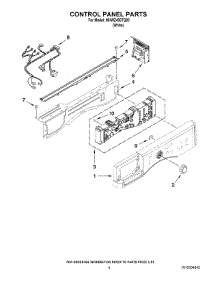 03 - Control Panel Parts parts for Maytag Washer MHWZ400TQ03 from AppliancePartsPros.com