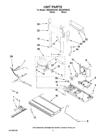 06 - Unit Parts parts for Maytag Refrigerator GB2026PEKW3 from AppliancePartsPros.com