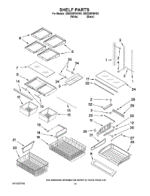 07 - Shelf Parts parts for Maytag Refrigerator GB2026PEKB3 from AppliancePartsPros.com
