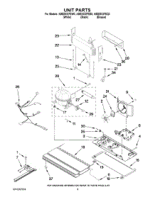 06 - Unit Parts parts for Maytag Refrigerator ABB2522FEQ3 from AppliancePartsPros.com