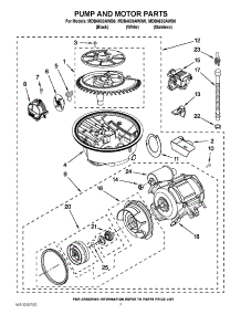 06 - Pump And Motor Parts parts for Maytag Dishwasher MDB4630AWW0 from AppliancePartsPros.com