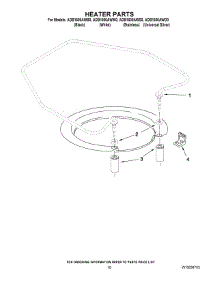 08 - Heater Parts parts for Maytag Dishwasher ADB1600AWW0 from AppliancePartsPros.com