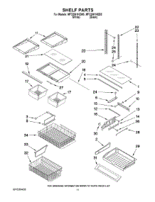 06 - Shelf Parts parts for Maytag Refrigerator MFC2061HEW5 from AppliancePartsPros.com