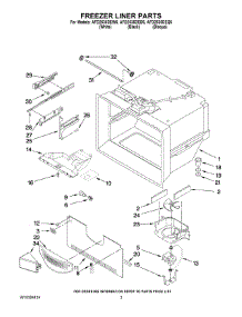 02 - Freezer Liner Parts parts for Maytag Refrigerator AFD2535DEB6 from AppliancePartsPros.com