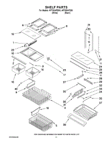 07 - Shelf Parts parts for Maytag Refrigerator AFF2534FEW3 from AppliancePartsPros.com