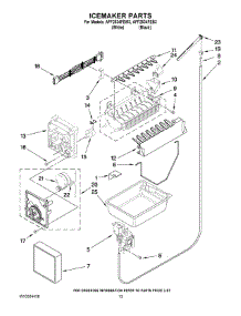 08 - Icemaker Parts parts for Maytag Refrigerator AFF2534FEB3 from AppliancePartsPros.com