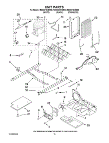 09 - Unit Parts parts for Maytag Refrigerator MSD2272VEW00 from AppliancePartsPros.com