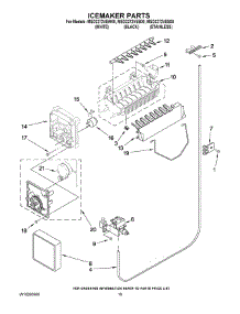 12 - Icemaker Parts parts for Maytag Refrigerator MSD2272VES00 from AppliancePartsPros.com