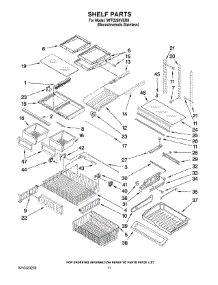 07 - Shelf Parts parts for Maytag Refrigerator MFF2258VEM4 from AppliancePartsPros.com