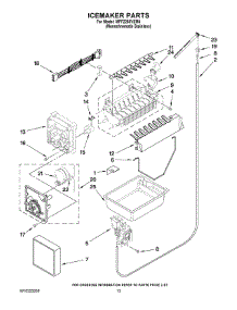 08 - Icemaker Parts parts for Maytag Refrigerator MFF2258VEM4 from AppliancePartsPros.com