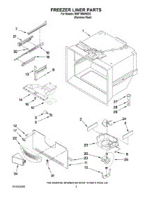 02 - Freezer Liner Parts parts for Maytag Refrigerator MBF1958WES3 from AppliancePartsPros.com