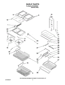 07 - Shelf Parts parts for Maytag Refrigerator AFF2534FES4 from AppliancePartsPros.com