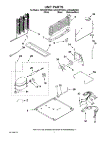 04 - Unit Parts parts for Maytag Refrigerator A2RXNMFWW02 from AppliancePartsPros.com