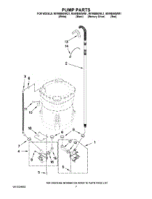 04 - Pump Parts parts for Maytag Washer MVWB850WR1 from AppliancePartsPros.com