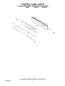 04 - Control Panel Parts parts for Maytag Oven MEW7530WDS01 from AppliancePartsPros.com
