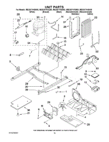 09 - Unit Parts parts for Maytag Refrigerator MSD2574VEQ00 from AppliancePartsPros.com