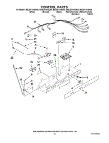 11 - Control Parts parts for Maytag Refrigerator MSD2574VEQ00 from AppliancePartsPros.com