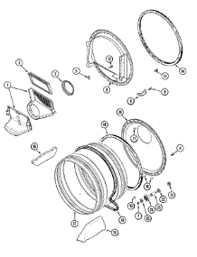 07 - Tumbler parts for Maytag Dryer MDG2600BWW from AppliancePartsPros.com
