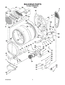 03 - Bulkhead Parts parts for Maytag Dryer MGDE500VW2 from AppliancePartsPros.com