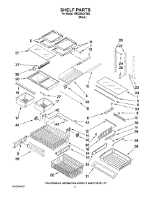 06 - Shelf Parts parts for Maytag Refrigerator MFD2562VEB3 from AppliancePartsPros.com
