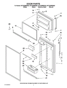 02 - Door Parts parts for Maytag Refrigerator M1TXEMMWB02 from AppliancePartsPros.com