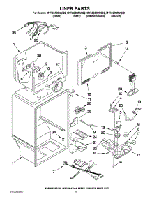 03 - Liner Parts parts for Maytag Refrigerator M1TXEMMWB02 from AppliancePartsPros.com
