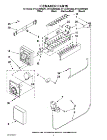 05 - Icemaker Parts parts for Maytag Refrigerator M1TXEMMWB02 from AppliancePartsPros.com