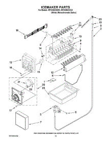 07 - Icemaker Parts parts for Maytag Refrigerator MFD2562VEW2 from AppliancePartsPros.com