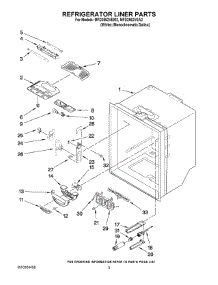03 - Refrigerator Liner Parts parts for Maytag Refrigerator MFD2562VEA2 from AppliancePartsPros.com