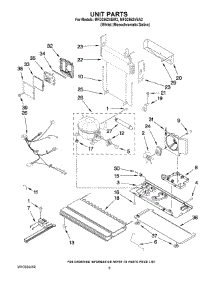 05 - Unit Parts parts for Maytag Refrigerator MFD2562VEA2 from AppliancePartsPros.com
