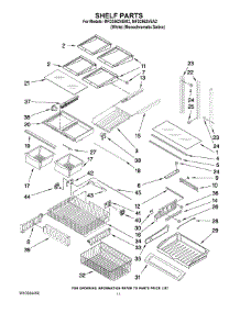 06 - Shelf Parts parts for Maytag Refrigerator MFD2562VEA2 from AppliancePartsPros.com