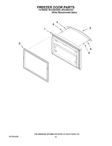 08 - Freezer Door Parts parts for Maytag Refrigerator MFD2562VEA2 from AppliancePartsPros.com