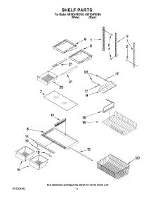 06 - Shelf Parts parts for Maytag Refrigerator AB1924PEKB4 from AppliancePartsPros.com