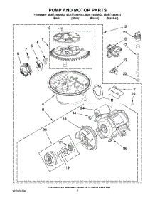 06 - Pump And Motor Parts parts for Maytag Dishwasher MDB7709AWQ2 from AppliancePartsPros.com